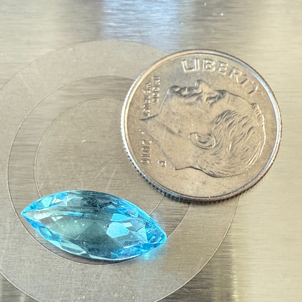 Giant Blue Topaz Gemstone